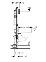 GEBERIT BASTIDOR DUOFIX